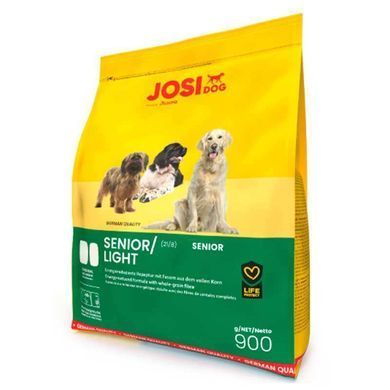 JosiDog Senior/Light Сухой корм для малоактивных или пожилых собак, 900 г