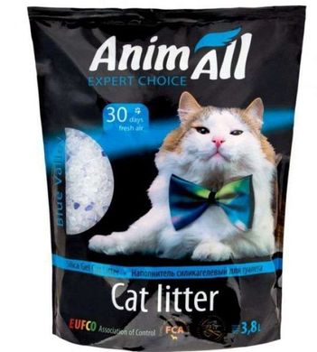 Animall Cat litter Blue valley Наполнитель силикагелевый Голубая долина для кошачьего туалета, 3,8 л (1,62 кг)