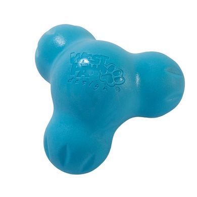 West Paw Tux Small Aqua Іграшка для ласощів собак, блакитна, 10 см