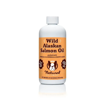 Natural Dog Company Wild Alaskan Salmon Oil Лососевое масло для собак, 237 мл