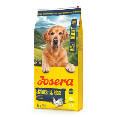 Josera M/М Adult Chicken & Rice Сухий корм з куркою та рисом для дорослих собак середніх та великих порід, 3 кг