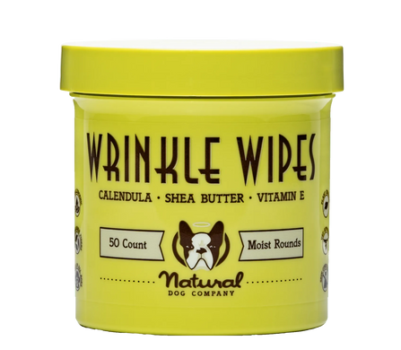 Natural Dog Company Wrinkle Wipes Салфетки для складочек, 50 шт