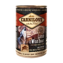 Carnilove Dog Lamb&Wild Boar - Паштет з ягням та диким кабаном для дорослих собак усіх порід, 400 г
