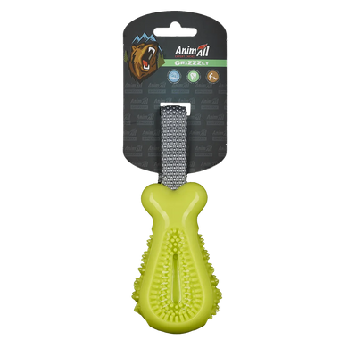 Игрушка AnimAll GrizZzly Куриная ножка с пищалкой для собак, цвет зеленый, 25&times;7,2&times;5,8 см