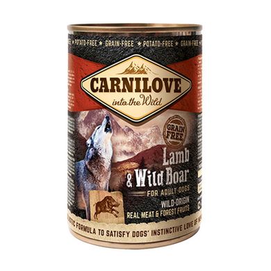 Carnilove Dog Lamb&Wild Boar - Паштет с ягненком и диким кабаном для взрослых собак всех пород, 400 г