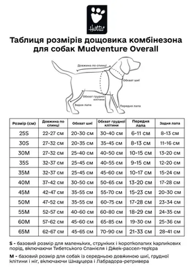Hurtta Mudventure Overall ECO Дощовик комбінезон для собак, 25 S