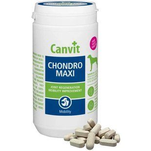 Canvit Chondro Maxi for dogs Вітамінний комплекс для собак вагою понад 25 кг із ризиком або симптомами порушень рухової функції, 1 кг