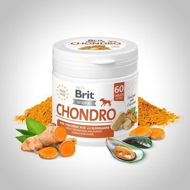 Brit Vitamins Chondro Витамины для суставов для собак, 60 табл