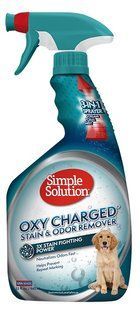 Simple Solution Oxy Charged Stain & Odor Remover Спрей насыщенный кислородом для нейтрализации запахов и пятен для домашних животных, 945 мл