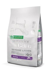Nature's Protection Superior Care White Dogs Grain Free Junior All Breeds Сухой беззерновой корм для юниоров всех пород с белым окрасом шерсти, 1.5 кг