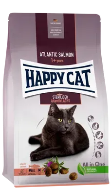 Happy Cat Sterilised Atlantik-Lachs Сухий корм з атлантичним лососем для стерилізованих котів, 300 г
