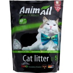 Animall Cat litter Green emerald Наповнювач силікагелевий Зелений смарагд для котячого туалету, 5 л (2,1 кг)