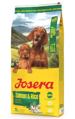 Josera Mother & Puppy Salmon & Rice (Family Plus) Сухий корм з лососем та рисом для вагітних собак та цуценят, 3 кг