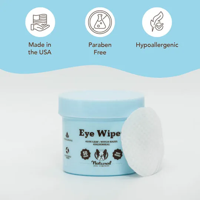 Natural Dog Company Eye Wipes Серветки для очей, 50 од