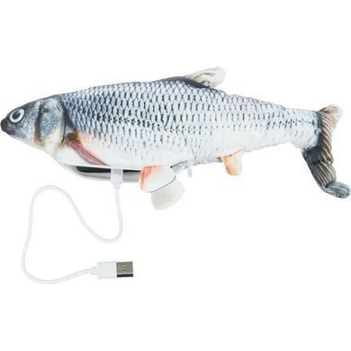 Trixie Wiggly Fish Іграшка Рухлива риба з котячою м'ятою для котів, 30 см