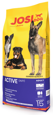 Josera JosiDog Active - Cухой корм для активных взрослых собак, 15 кг