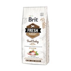 Brit Fresh Turkey with Pea Adult Fit & Slim - Сухий корм зі свіжою індичкою та горошком для дорослих собак із надмірною вагою, 12 кг