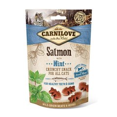 Carnilove Crunchy Salmon with Mint Ласощі з лососем та дикою м'ятою для здоров'я зубів та ясен кішок