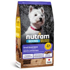Nutram S7 Sound BW Холістик для доророслих собак дрiбних порiд з куркою та коричневим рисом, 20кг