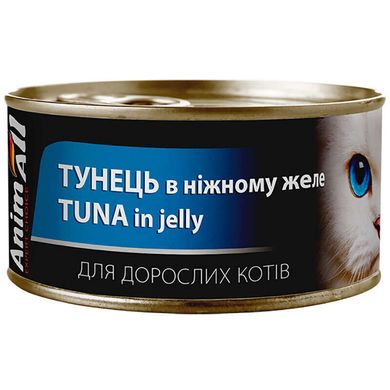 AnimAll Tuna in jelly Влажный корм для кошек тунец в желе, 85 г