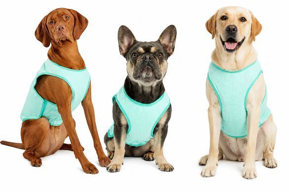 GF Pet Cooling Vest For Dog Охолоджувальний жилет для собак, бірюзовий, розмір 4 XL
