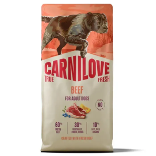 Carnilove True Fresh Beef Сухий корм з яловичиною для cобак, 12 кг