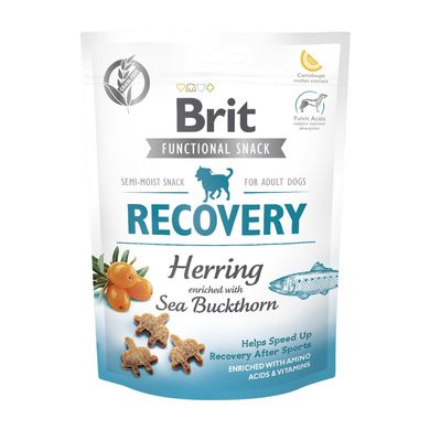 Brit Care Functional Snack Recovery Herring Функциональное полумягкое лакомство с селедкой для ускорения регенерации после физических нагрузок у собак