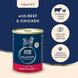 Home Food Паштет з яловичиною та куркою для дорослих собак, 360 г