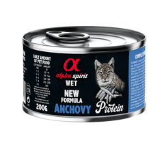 Alpha Spirit Anchovy for Adult Cats Повнораціонний вологий корм з анчоусами для котів