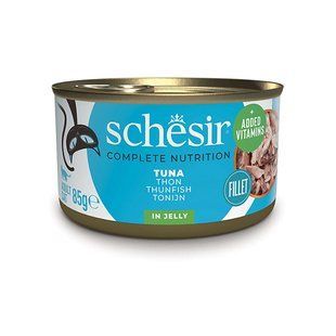 Schesir Tuna Шезір Вологий корм тунець в желе для котів, 85 г