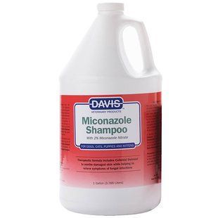 Davis Miconazole Shampoo Девіс Шампунь лікувальний з 2% нітратом міконазолу для собак і котів, 3,8 мл