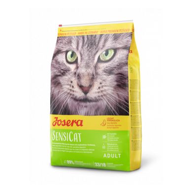 Josera SensiCat - Сухой корм для кошек с чувствительным пищеварением, 400 г