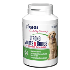 GIGI FOR LARGE Joints & Bones Витаминно-минеральный комплекс для укрепления и восстановления суставов у собак, 90 табл