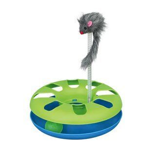 Trixie Crazy Circle Игрушка Трек игровой с мышкой для кошек, 24х29 см