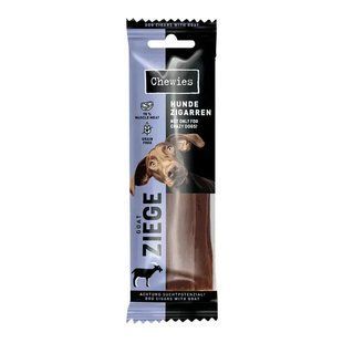 Chewies Hundezigarren Натуральні м&rsquo;ясні ковбаски 100% Козлятина для собак, 75 г