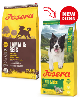 Josera Adult Lamb & Rice Сухий корм з ягнятком та рисом для дорослих собак усіх порід, 3 кг