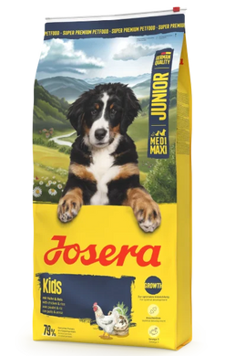 Josera Medi&Maxi Junior Kids Сухий корм для цуценят і молодих собак середніх і великих порід, 3 кг