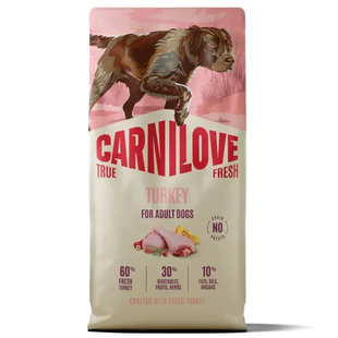 Carnilove True Fresh Turkey Сухий корм з індичкою для cобак, 12 кг