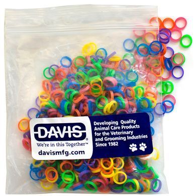 Davis Neon Дэвис НЕОН Резинки для шерсти собак, диаметр 0,6 см