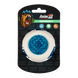 AnimAll GrizZzly Игрушка светодиодная Мяч шипованный для собак, цвет бело-синий, 7,7 см