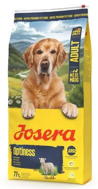 Josera Medi&Maxi Adult Optiness (Optiness) Сухий корм зі зниженим вмістом білку для дорослих собак, 3 кг