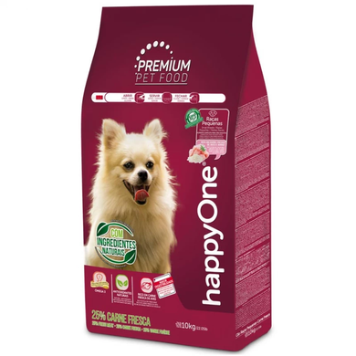 happyOne Premium Dog Small Breeds Fresh Meat Сухий корм зі свіжим м'ясом для собак малих порід, 10 кг