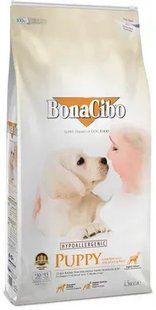 BonaCibo Puppy Chicken & Rice with Anchovy Сухий корм з м'ясом курки, анчоусами і рисом для цуценят, 15 кг