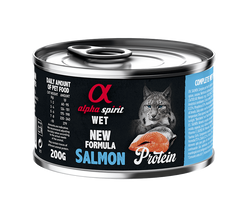 Alpha Spirit Salmon for Adult Cats Повнораціонний вологий корм із лососем для котів