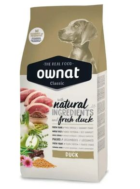 Ownat Classic Dog Adult Duck Сухой корм с уткой для собак всех пород, 4 кг