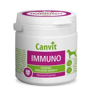 Canvit Immuno for dogs Добавка для зміцнення природного імунітету собак, 100 г