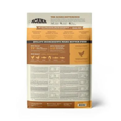 Acana Wild Prairie Сухий корм з куркою, індичкою та рибою для котів усіх порід та всіх стадій життя, 4,5 кг
