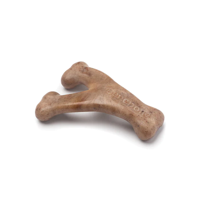 Benebone Puppy Wishbone Bacon Жувальна іграшка з беконом для цуценят, розмір S