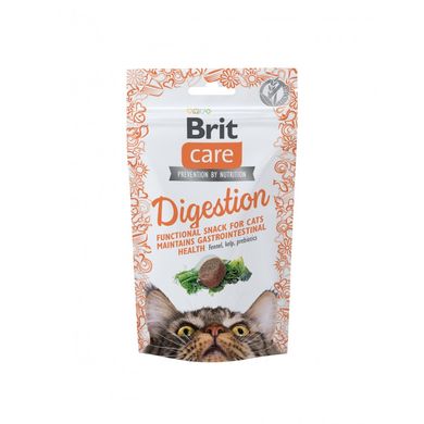 Brit Care Cat Snack Digestion Функціональні ласощі з тунцем для підтримки травлення котів