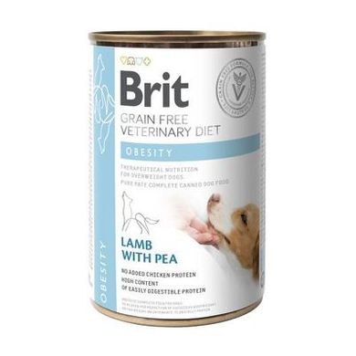 Brit Grain-Free VetDiets Dog Obesity - Влажный корм для собак с избыточным весом и при ожирении, 400 г